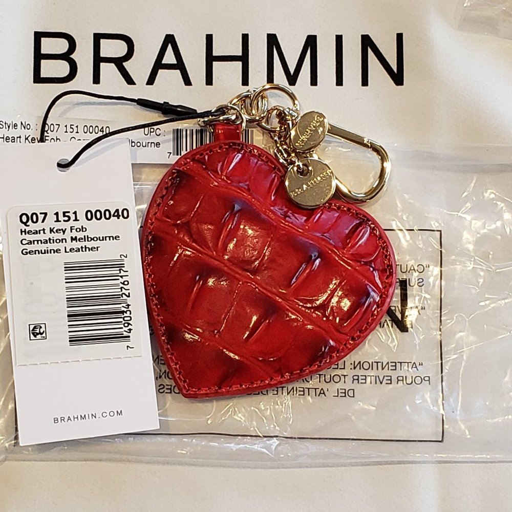 Brahmin Carnation Red Heart FOB
